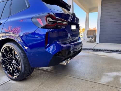 Kies-Motorsports Mastery of Art and Design MAD BMW X3M X4M F97 F98 Axle Back Exhaust