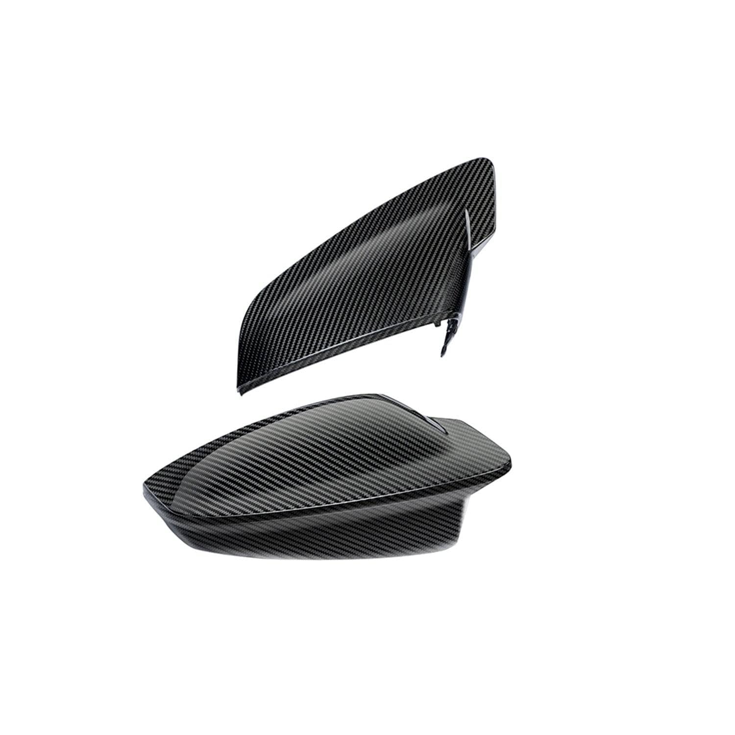 MHC+ Audi 8Y RS3 LHD Pre Preg Carbon Fibre Aggressive Style Mirror Caps (With Lane Assist) Secondary image