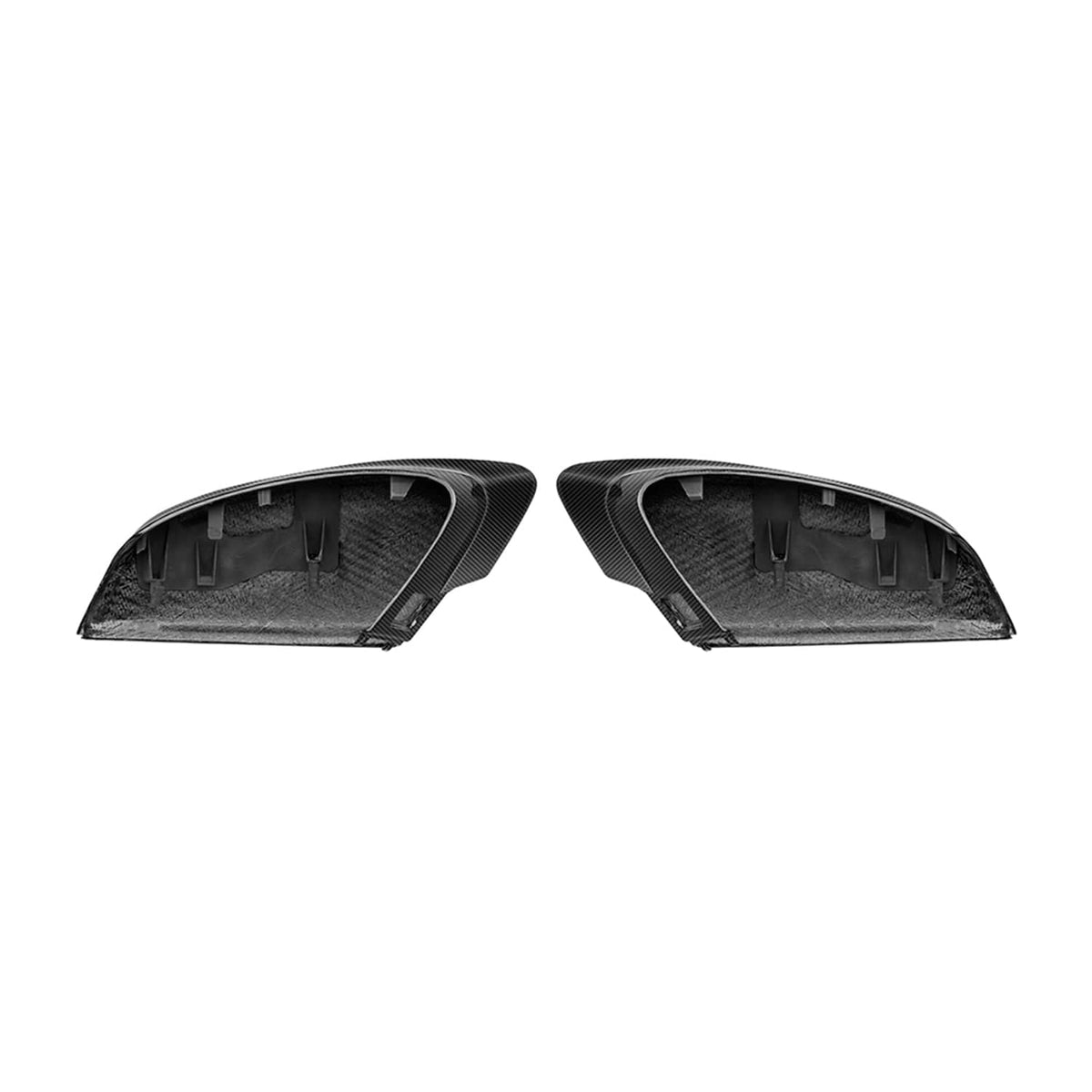 Kies-Motorsports MHC MHC+ Audi 8Y RS3 LHD Pre Preg Carbon Fibre Aggressive Style Mirror Caps (With Lane Assist)