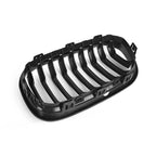 Kies-Motorsports MHC MHC Black BMW F20 & F21 1 Series LCI Single Slat Gloss Black Front Grilles