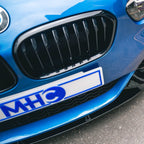 Kies-Motorsports MHC MHC Black BMW F20 & F21 1 Series LCI Single Slat Gloss Black Front Grilles