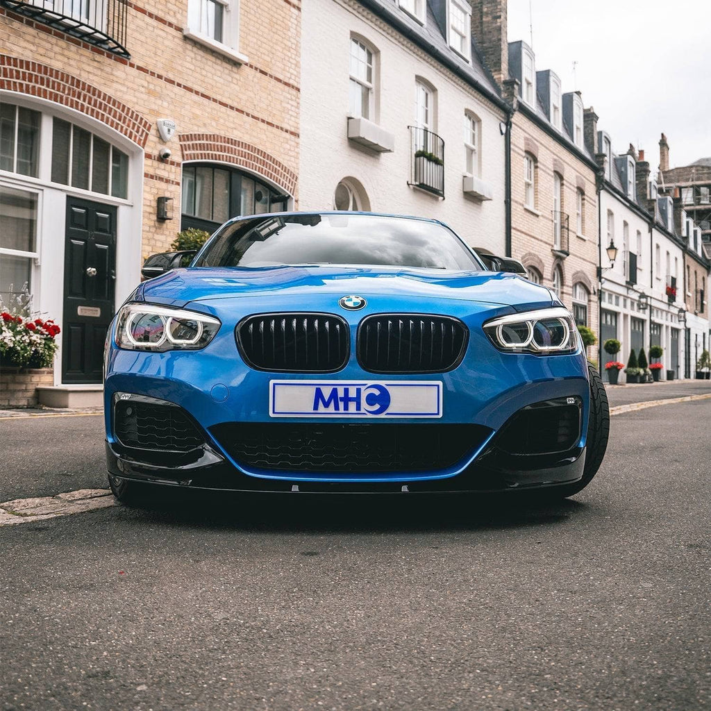 Kies-Motorsports MHC MHC Black BMW F20 & F21 1 Series LCI Single Slat Gloss Black Front Grilles