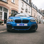 Kies-Motorsports MHC MHC Black BMW F20 & F21 1 Series LCI Single Slat Gloss Black Front Grilles