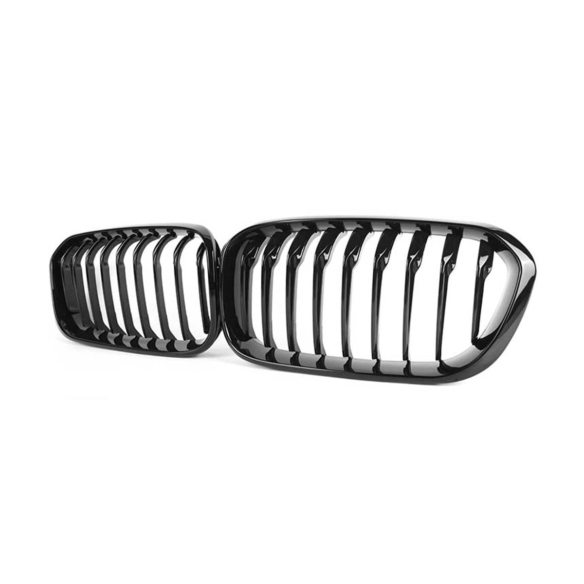 Kies-Motorsports MHC MHC Black BMW F20 & F21 1 Series LCI Single Slat Gloss Black Front Grilles
