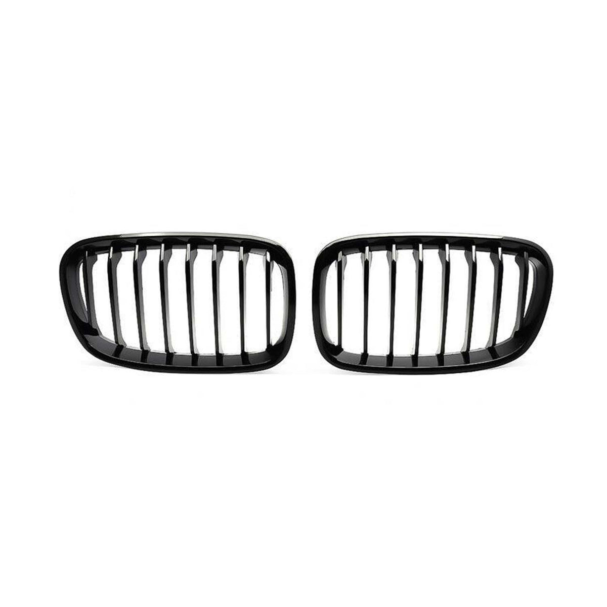 Kies-Motorsports MHC MHC Black BMW F20 & F21 1 Series Pre-LCI Gloss Black Single Slat Front Grilles Main image