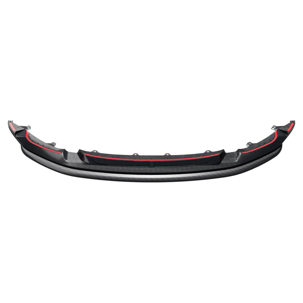 Kies-Motorsports MHC MHC+ BMW F80 M3 & F82/F83 M4 GTX Adjustable Front Aero Add On In Pre Preg Carbon Fibre