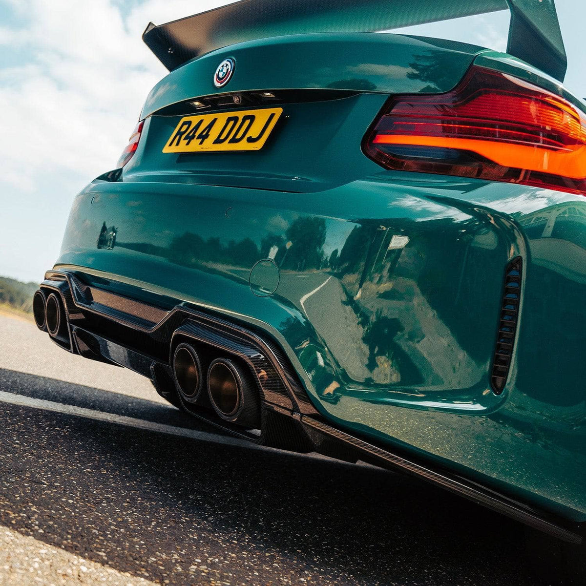 Kies-Motorsports MHC MHC+ BMW F87 M2 & M2 Competition GTX Ultra Aggressive Undertray Add On In Pre Preg Carbon Fibre