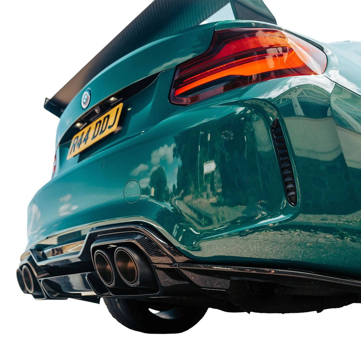 Kies-Motorsports MHC MHC+ BMW F87 M2 & M2 Competition GTX Ultra Aggressive Undertray Add On In Pre Preg Carbon Fibre