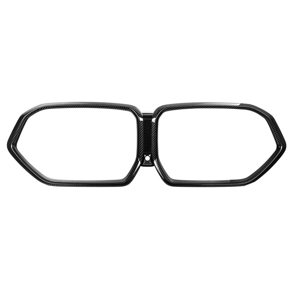 Kies-Motorsports MHC MHC+ BMW F95 LCI X5M Pre Preg Carbon Fibre OEM Style Front Grille Surround