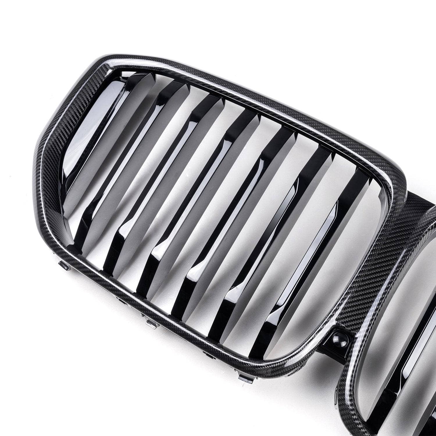 MHC+ BMW G05 LCI X5 Single Slat Pre Preg Carbon Fibre Front Grille Secondary image