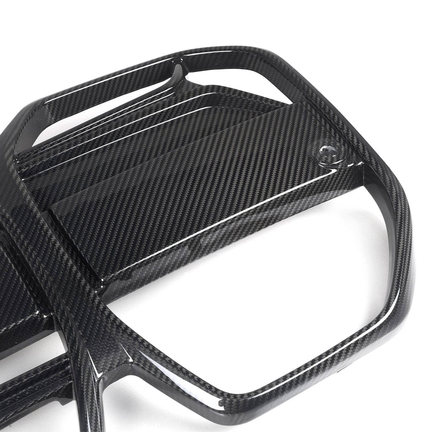 MHC+ BMW G26 BEV i4 Gran Coupe Pre Preg Carbon Fibre CSL Style Front Grille (With ACC) Secondary image