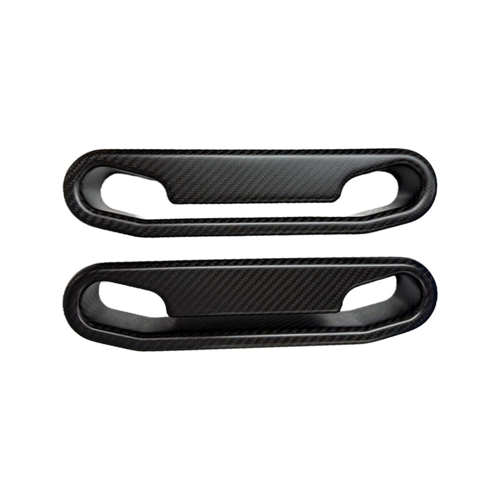 Kies-Motorsports MHC MHC+ Recaro SR2 & SR3 Satin Pre Preg Carbon Fibre Seat Harness Pass Through Inlays Set