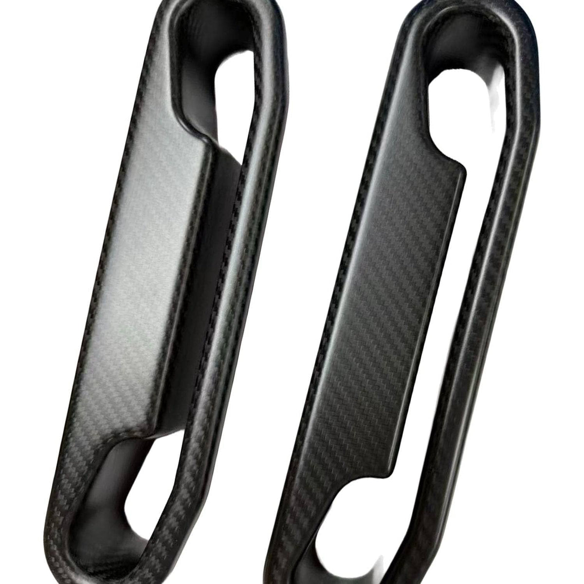 Kies-Motorsports MHC MHC+ Recaro SR2 & SR3 Satin Pre Preg Carbon Fibre Seat Harness Pass Through Inlays Set