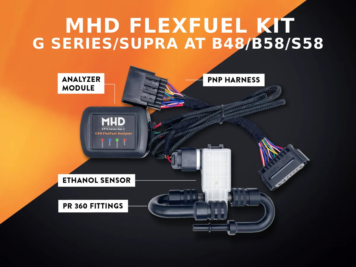 Kies-Motorsports MHD Tuning MHD CAN FlexFuel Analyzer QuickInstall Kit G Series/Supra B58/S58 AT / B58 DS 1.5/2.5