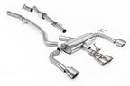 Kies-Motorsports Milltek Milltek 3' Non Resonated Primary Cat Back (Loudest) Systems Brushed Titanium