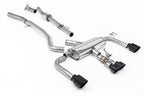 Kies-Motorsports Milltek Milltek 3' Non Resonated Primary Cat Back (Loudest) Systems Cerakote Black