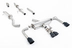 Kies-Motorsports Milltek Milltek 3' Resonated Primary Cat Back Systems Cerakote Black