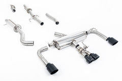 Kies-Motorsports Milltek Milltek 3' Resonated Primary Cat Back Systems Cerakote Black