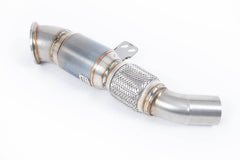 Kies-Motorsports Milltek Milltek 4.5" Downpipe with 90mm Flex & 100 CPSI Race Cat