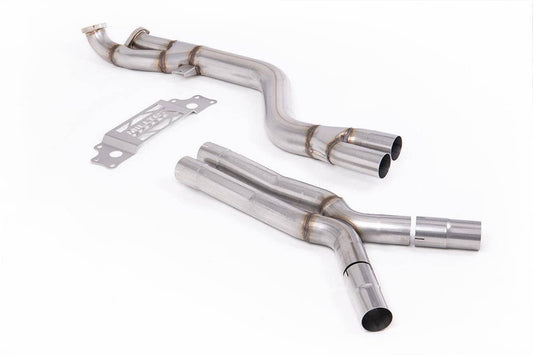 Kies-Motorsports Milltek Milltek BMW G87 M2 - Secondary Catalyst Bypass - Non Resonated with X Pipe to Milltek Axle Back Only
