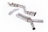 Kies-Motorsports Milltek Milltek BMW G87 M2 - Secondary Catalyst Bypass - Non Resonated with X Pipe to Milltek Axle Back Only
