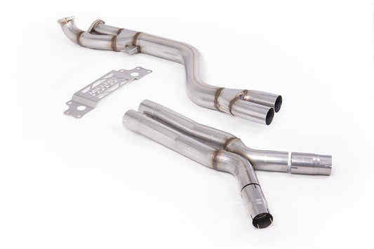 Kies-Motorsports Milltek Milltek BMW G87 M2 - Secondary Catalyst Bypass - Non Resonated with X Pipe to OE Axle Back Only