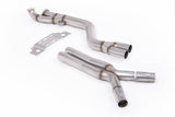 Kies-Motorsports Milltek Milltek BMW G87 M2 - Secondary Catalyst Bypass - Non Resonated with X Pipe to OE Axle Back Only