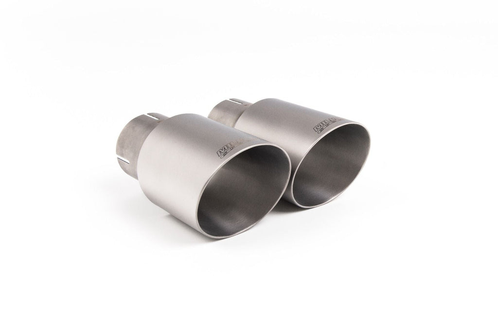 Kies-Motorsports Milltek Milltek F20 125i B48 Non-valved Rear Silencer Bypass w/ GT-90 Trims Titanium