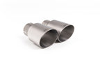 Kies-Motorsports Milltek Milltek F20 125i B48 Non-valved Rear Silencer Bypass w/ GT-90 Trims Titanium