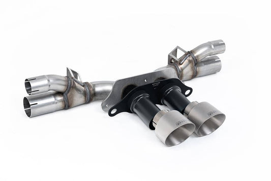 Kies-Motorsports Milltek Milltek Porsche Rear Silencer Bypass with Brushed Titanium Trims