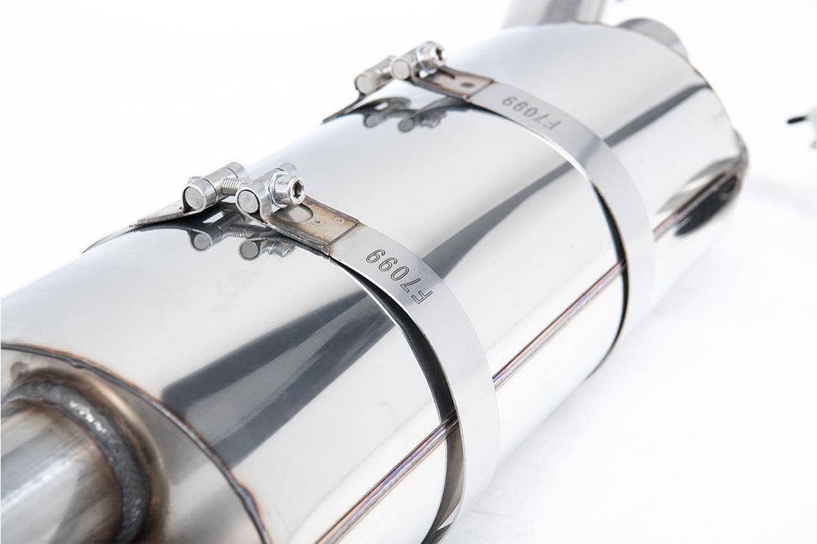 Kies-Motorsports Milltek Milltek Porsche Rear Silencer Fits to OE Side Silencers and with OE Tips