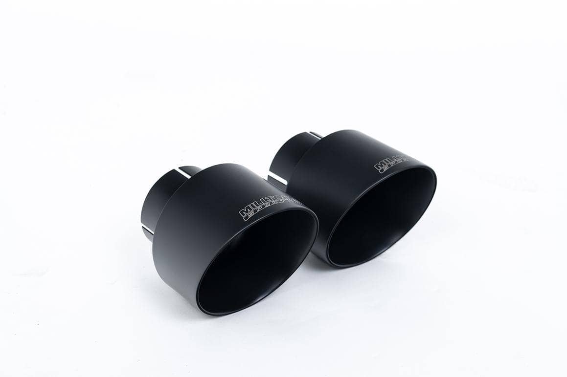 Kies-Motorsports Milltek Milltek Porsche Rear Silencer(s) with GT-100 Cerakote Black Trims