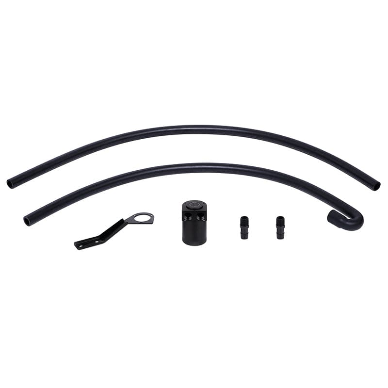 Kies-Motorsports Mishimoto Mishimoto 07-10 BMW N54 Baffled Oil Catch Can Kit - Black (CCV Side) Main image