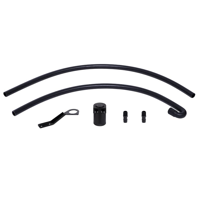 Kies-Motorsports Mishimoto Mishimoto 07-10 BMW N54 Baffled Oil Catch Can Kit - Black (CCV Side)