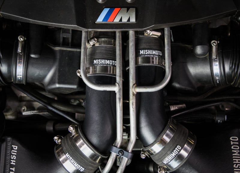 Kies-Motorsports Mishimoto Mishimoto 12-16 BMW F10 M5 Intercooler Pipe Kit Micro Wrinkle Black