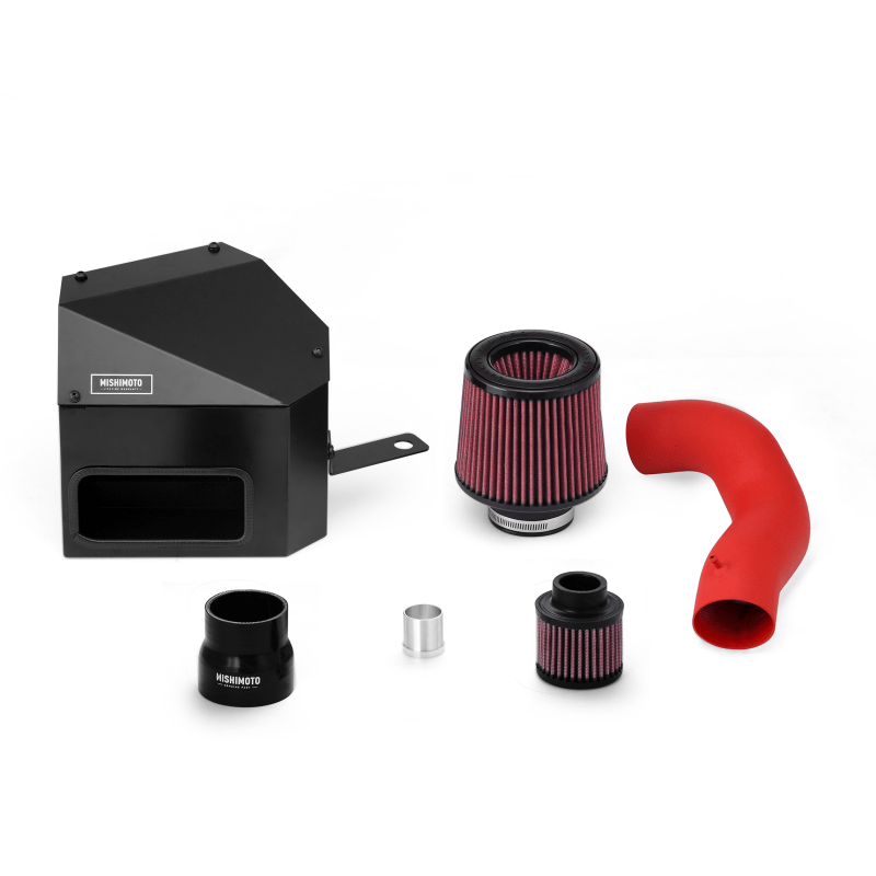 Kies-Motorsports Mishimoto Mishimoto 15-16 VW Golf/GTI 1.8L/2.0L Performance Air Intake Kit - Wrinkle Red