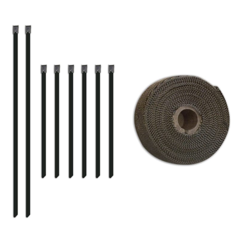 Mishimoto 2 inch x 35 feet Heat Wrap with Stainless Locking Tie Set Secondary image