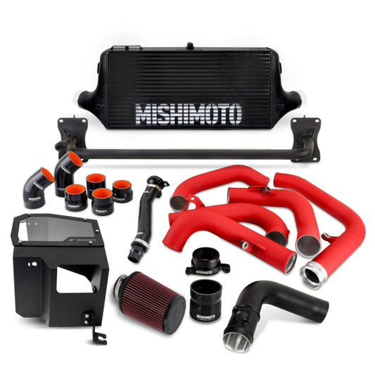 Kies-Motorsports Mishimoto Mishimoto 2022+ WRX Intercooler Kit W/ Intake BK Core WRD Pipes