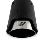 Kies-Motorsports Mishimoto Mishimoto Carbon Fiber Muffler Tip 2.5in Inlet 3.5in Outlet Polished