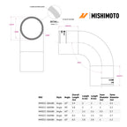Kies-Motorsports Mishimoto Mishimoto Duracore 3.5in 90 Degree Coupler