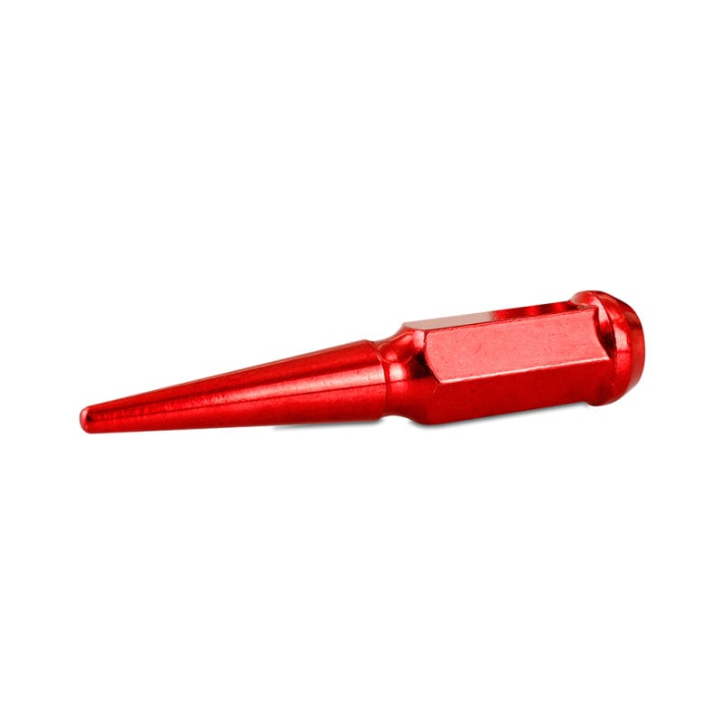 Kies-Motorsports Mishimoto Mishimoto Mishimoto Steel Spiked Lug Nuts M12 x 1.5 24pc Set Red