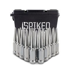 Kies-Motorsports Mishimoto Mishimoto Mishimoto Steel Spiked Lug Nuts M14 x 1.5 24pc Set Chrome