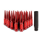 Kies-Motorsports Mishimoto Mishimoto Mishimoto Steel Spiked Lug Nuts M14 x 1.5 24pc Set Red