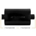 Kies-Motorsports Mishimoto Mishimoto Muffler with 3in Center Inlet/Outlet - Angled Tip - Black