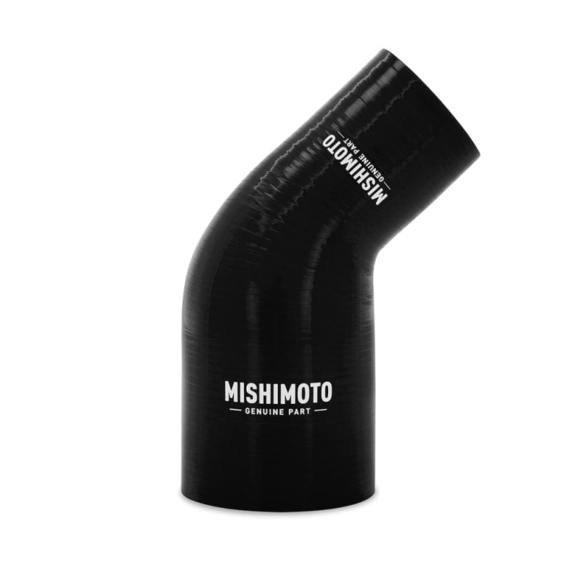 Kies-Motorsports Mishimoto Mishimoto Silicone Reducer Coupler 45 Degree 1.75in to 2.5in - Black Main image