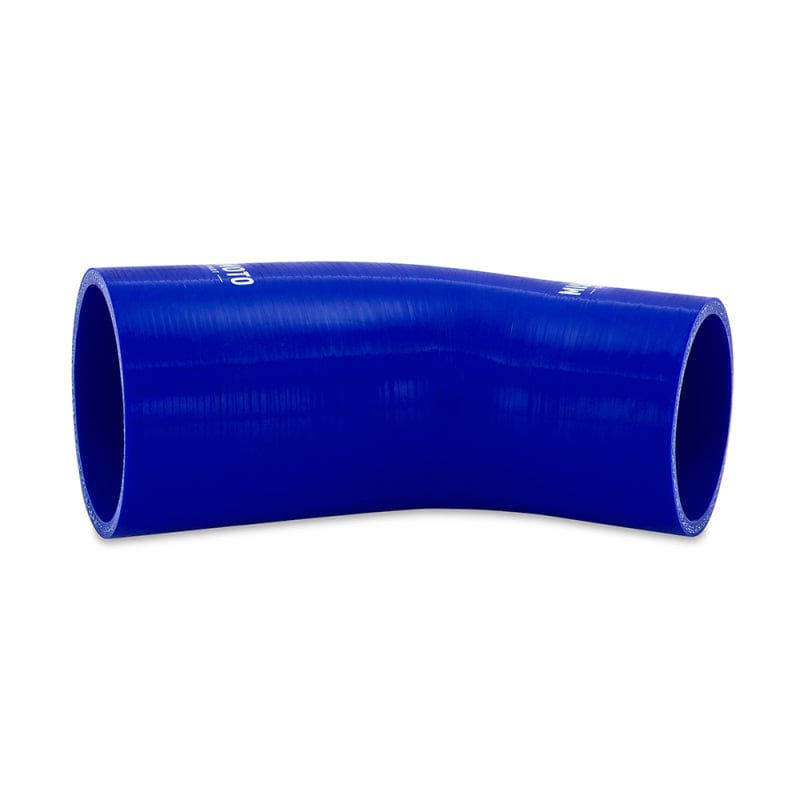 Mishimoto Silicone Reducer Coupler 45 Degree 2.25in to 2.5in - Blue Secondary image