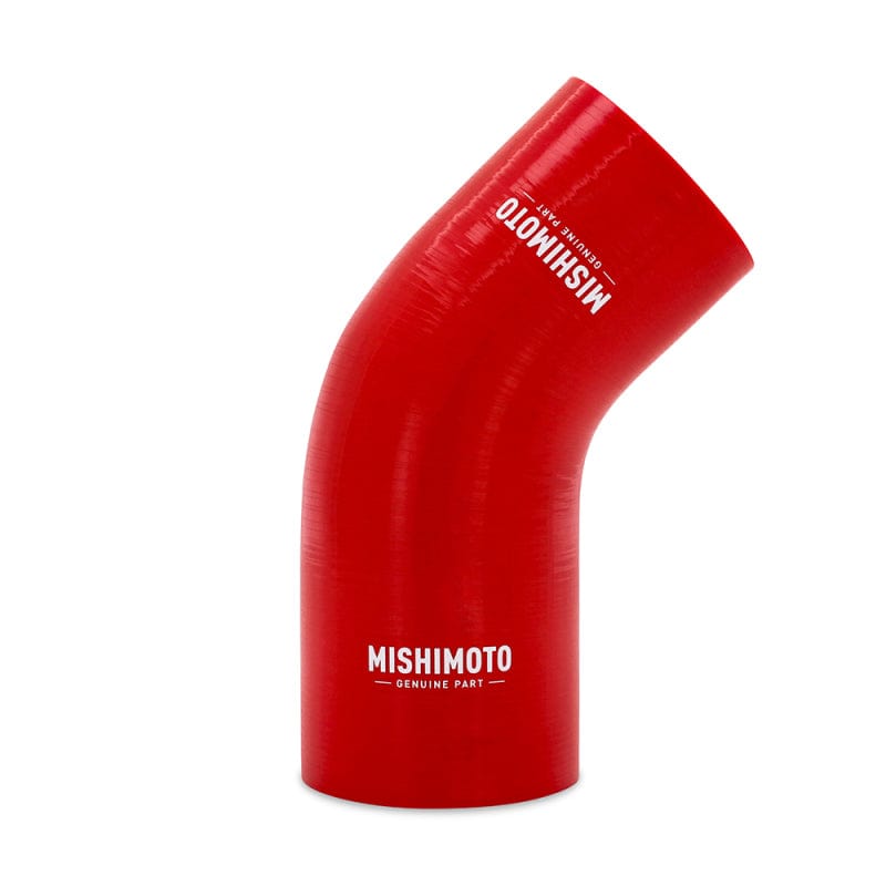 Kies-Motorsports Mishimoto Mishimoto Silicone Reducer Coupler 45 Degree 2.5in to 2.75in - Red