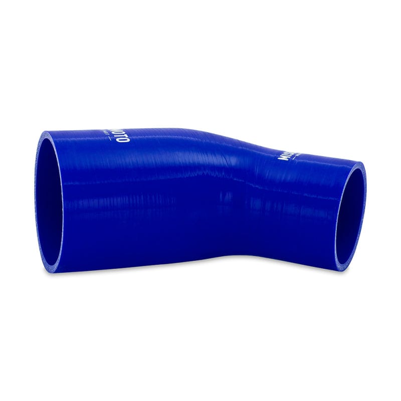Kies-Motorsports Mishimoto Mishimoto Silicone Reducer Coupler 45 Degree 2.5in to 3.25in - Blue