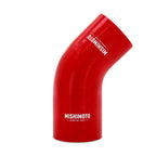 Kies-Motorsports Mishimoto Mishimoto Silicone Reducer Coupler 45 Degree 2.75in to 3in - Red