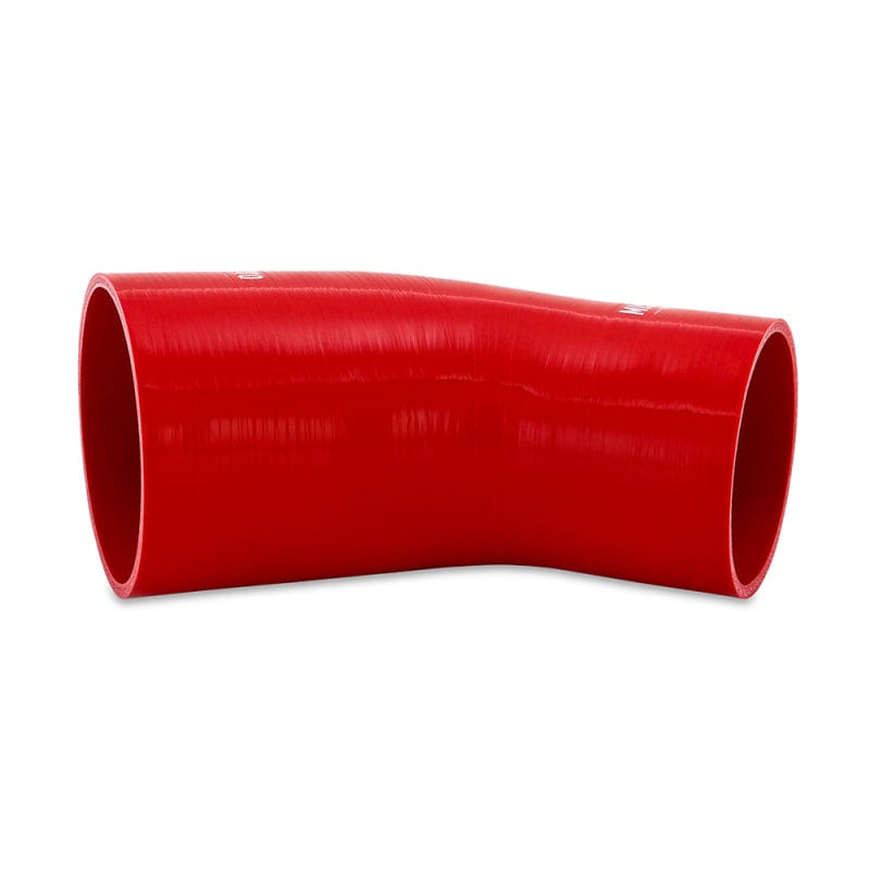 Mishimoto Silicone Reducer Coupler 45 Degree 3.5in to 4in - Red Secondary image